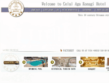 Tablet Screenshot of celalagakonagihotel.com